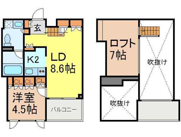 プレミアブラン代々木公園の物件間取画像